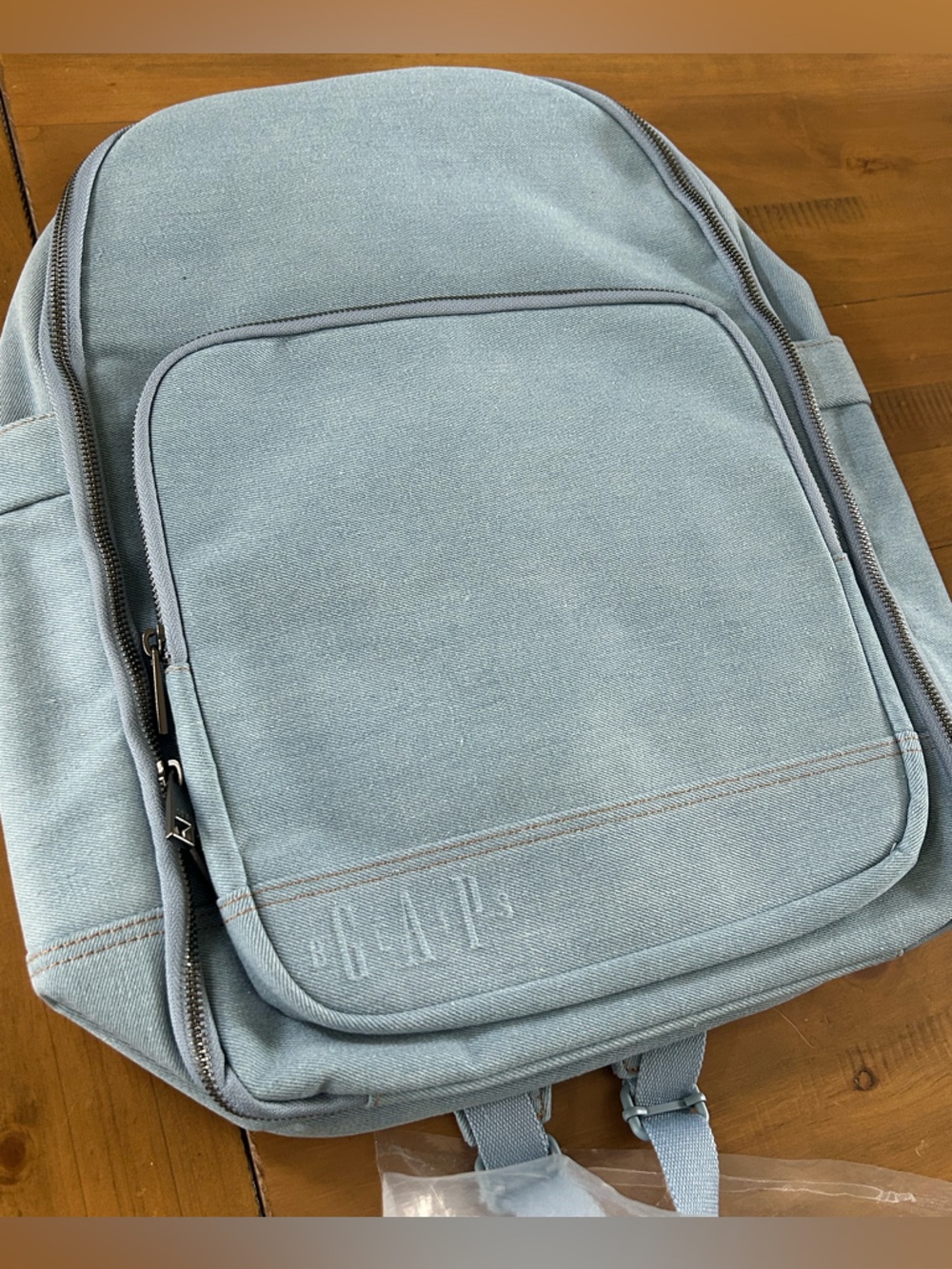 NWT Gap x Beis Collaboration Denim Backpack - Picture 16 of 16